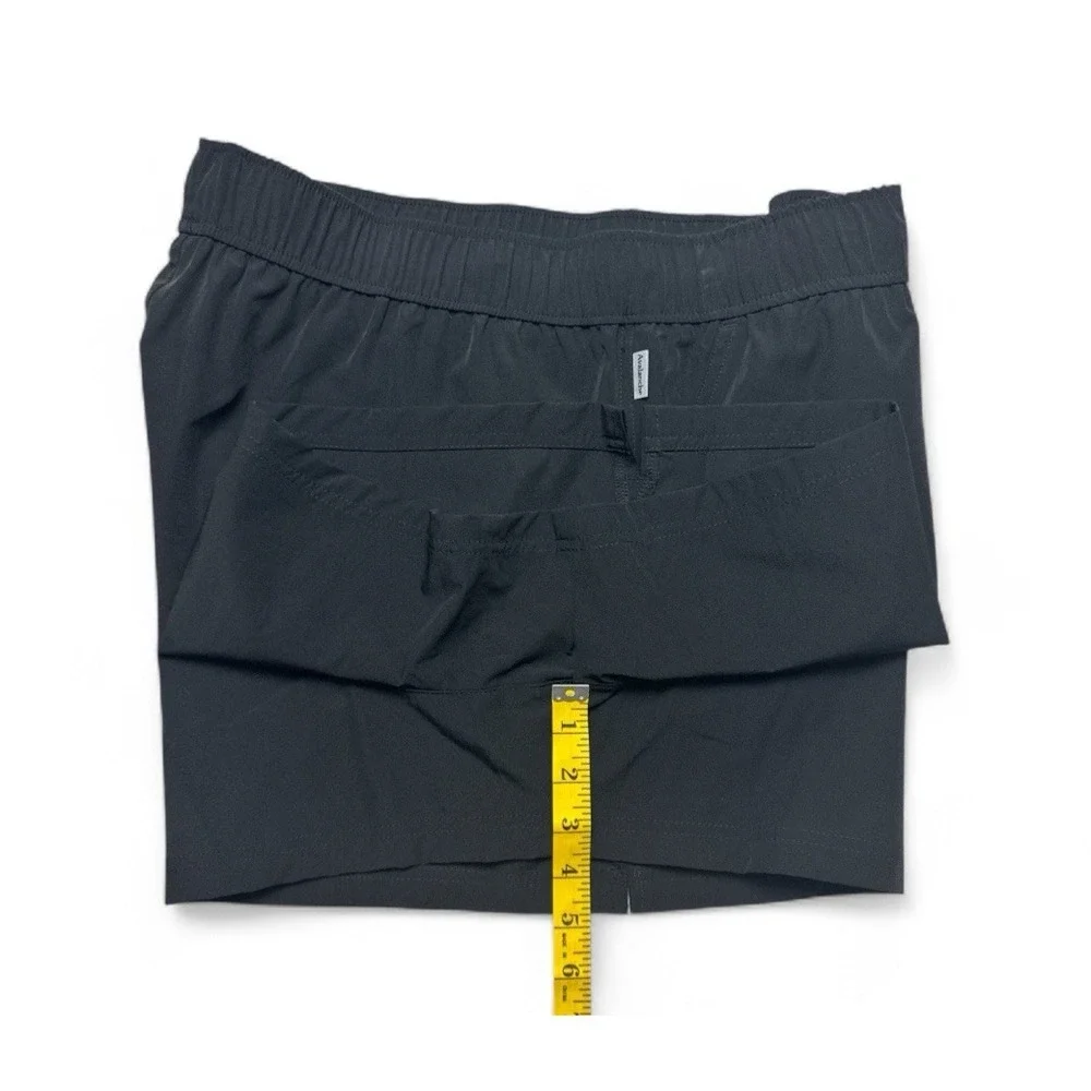 Avalanche Men's XL Hiking Shorts Black Ripstop 4-Way Stretch, UPF 30+, Reflectiv